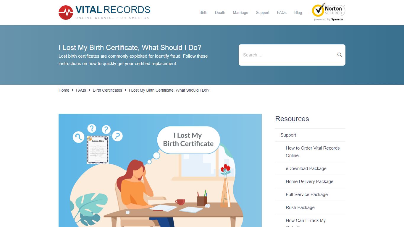 I Lost My Birth Certificate, What Should I Do? - Vital Records Online